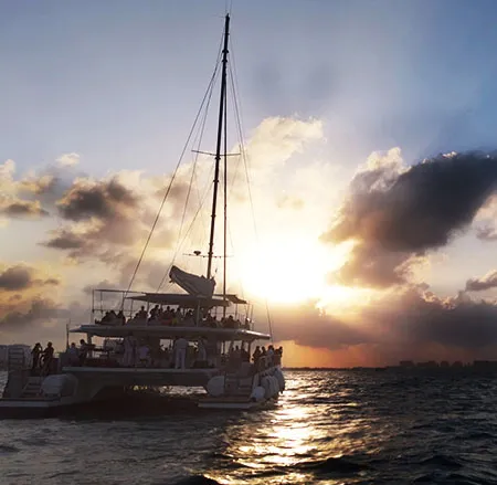 Destination Weddings on a Private Catamaran in the Mexican Caribbean